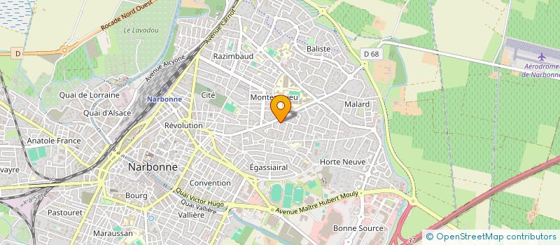 localisation de l'entreprise MADAME SABINE VIDAL à NARBONNE