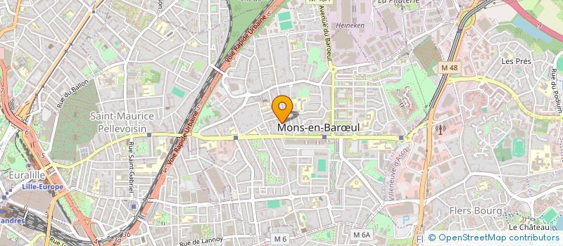 localisation de l'entreprise MADAME SABINE WAROCQUIER  MONS-EN-BARUL