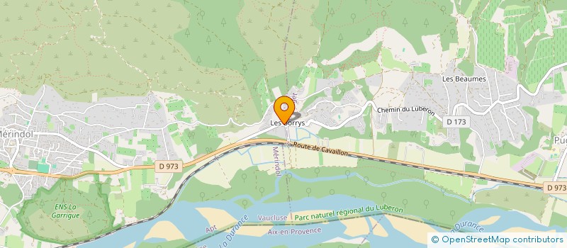 localisation de l'entreprise MADAME SABINE WEILL  MERINDOL