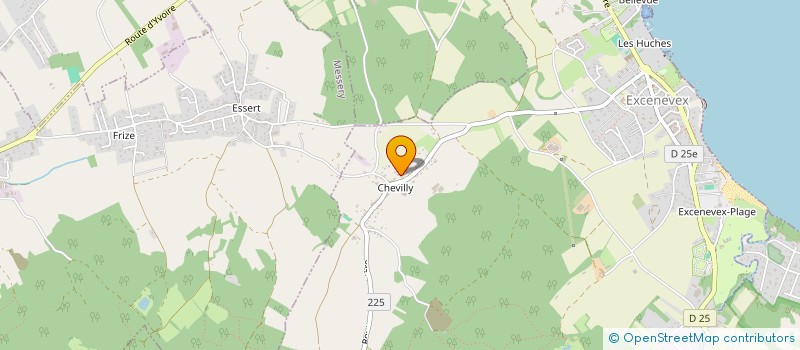 localisation de l'entreprise MADAME SABINE WOJCIECHOWSKI  EXCENEVEX