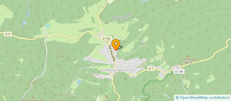 localisation de l'entreprise MADAME SABINE ZEBOUDJ  LA PETITE-PIERRE