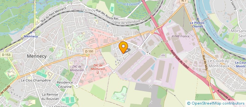 localisation de l'entreprise MADAME SABIRA CHALAL  ORMOY