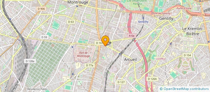 localisation de l'entreprise MADAME SABOU KEITA à ARCUEIL