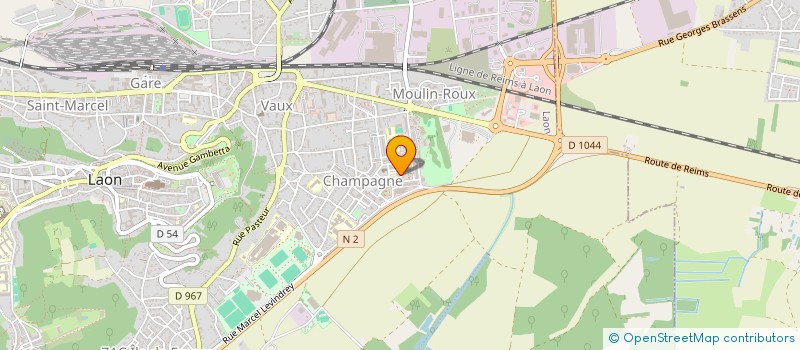 localisation de l'entreprise MADAME SABOUANTA HADJI ALI à LAON