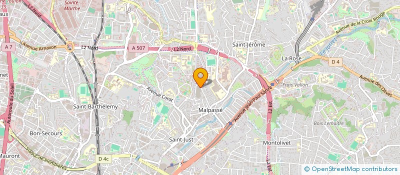 localisation de l'entreprise MADAME SABRA BELMEHDI à MARSEILLE