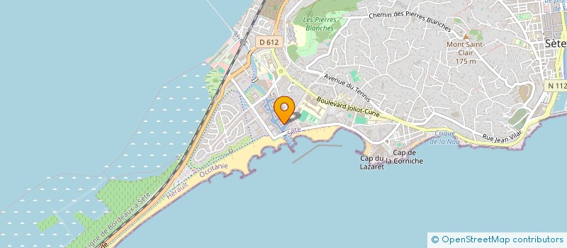 localisation de l'entreprise MADAME SABRA HAMIED à SETE