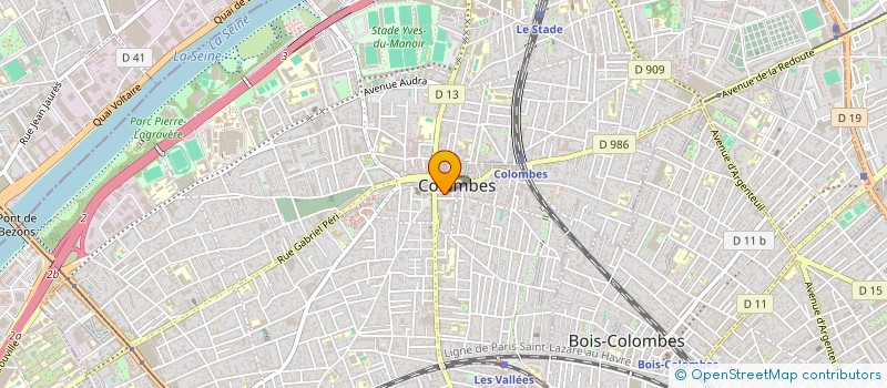 localisation de l'entreprise MADAME SABRA LAAKRICHI à COLOMBES