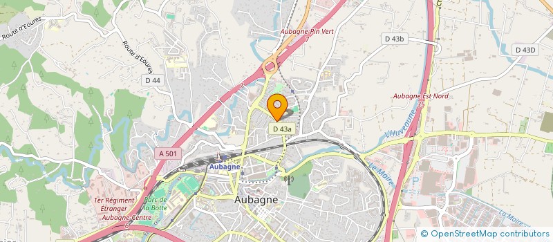 localisation de l'entreprise MADAME SABRENA BACHA  AUBAGNE