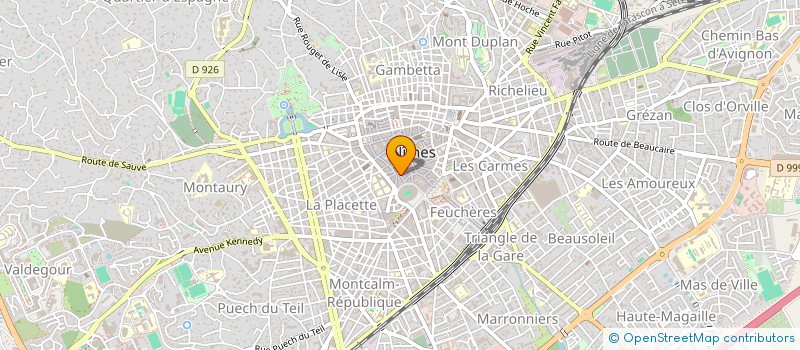 localisation de l'entreprise MADAME SABRIA KALLOUCHE à NIMES