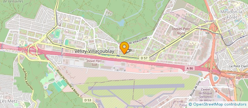 localisation de l'entreprise MADAME SABRIA LASSAKER à VELIZY-VILLACOUBLAY