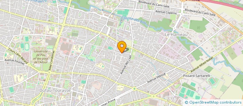 localisation de l'entreprise MADAME SABRINA ABADIE à PAU