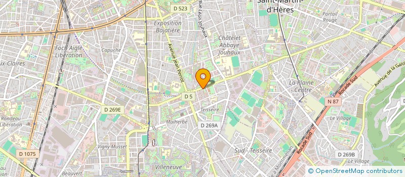 localisation de l'entreprise MADAME SABRINA ABBAS  GRENOBLE