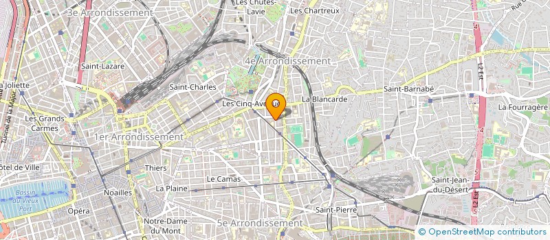 localisation de l'entreprise MADAME SABRINA ABBEST à MARSEILLE