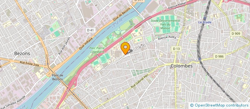 localisation de l'entreprise MADAME SABRINA ABDENNOURI à COLOMBES