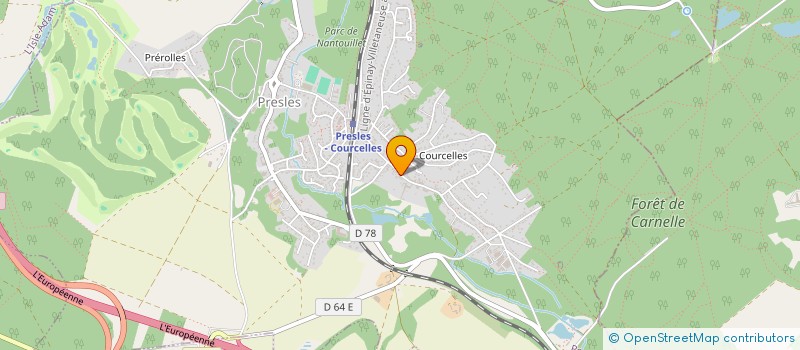 localisation de l'entreprise MADAME SABRINA ABRAHAM  PRESLES