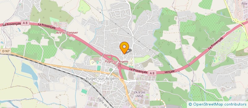 localisation de l'entreprise MADAME SABRINA ABROUGUI à PUGET-SUR-ARGENS