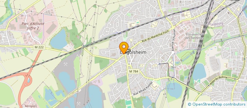 localisation de l'entreprise MADAME SABRINA ACHOUR  LINGOLSHEIM