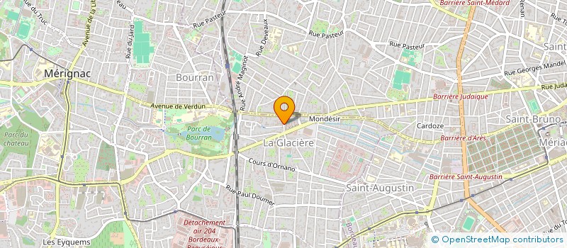 localisation de l'entreprise MADAME SABRINA AGLOUNI-SAURAIS  MERIGNAC