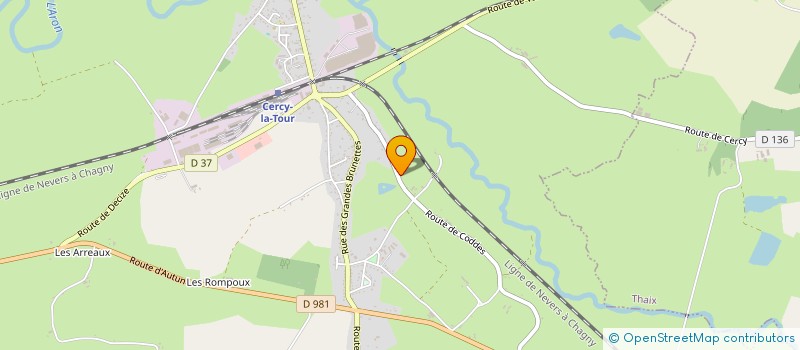 localisation de l'entreprise MADAME SABRINA AGNELLINI  CERCY-LA-TOUR