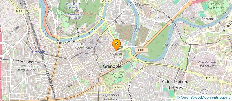 localisation de l'entreprise MADAME SABRINA AHMED à GRENOBLE