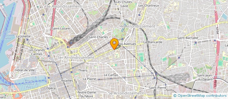 localisation de l'entreprise MADAME SABRINA AISSANOU  MARSEILLE
