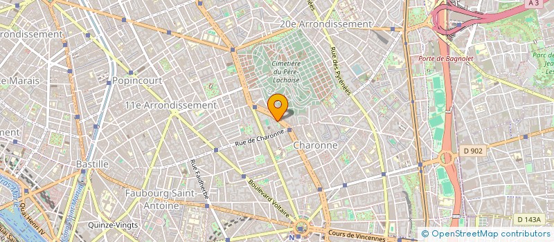 localisation de l'entreprise MADAME SABRINA AKHERRAZ  PARIS