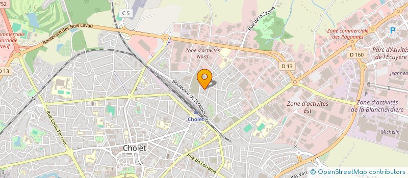 localisation de l'entreprise MADAME SABRINA ALARCON à CHOLET