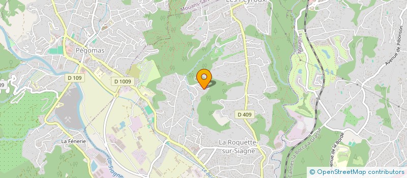 localisation de l'entreprise MADAME SABRINA ALASSEUR  LA ROQUETTE-SUR-SIAGNE