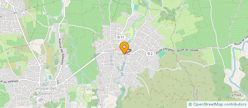 localisation de l'entreprise MADAME SABRINA ALBERTO  SOREDE