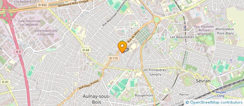 localisation de l'entreprise MADAME SABRINA ALEXANDRA DIAS à AULNAY-SOUS-BOIS