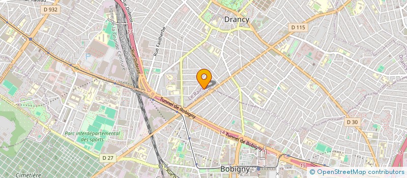 localisation de l'entreprise MADAME SABRINA ALEXIS à DRANCY