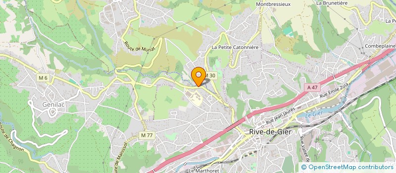 localisation de l'entreprise MADAME SABRINA ALI  RIVE-DE-GIER