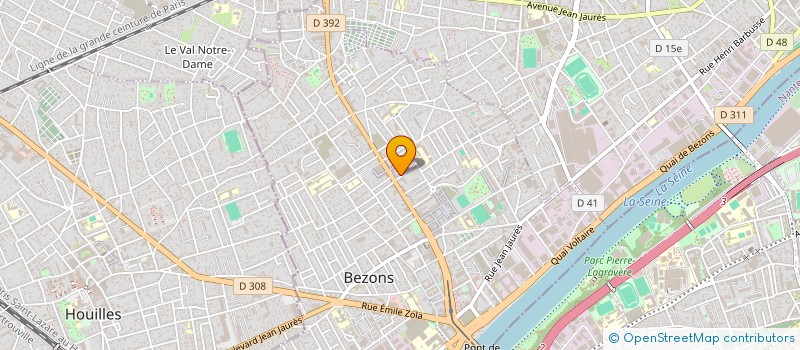 localisation de l'entreprise MADAME SABRINA ALJANE  BEZONS