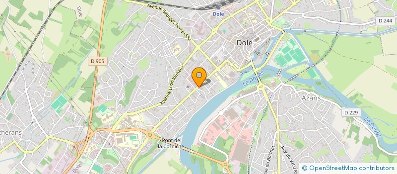 localisation de l'entreprise MADAME SABRINA ALVES DA SILVA à DOLE