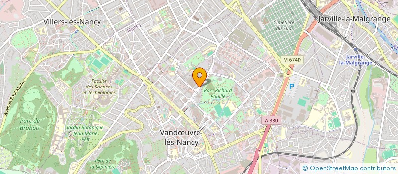 localisation de l'entreprise MADAME SABRINA AMIR  VANDUVRE-LES-NANCY