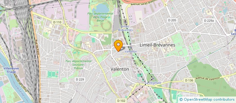 localisation de l'entreprise MADAME SABRINA AMIRI à VALENTON
