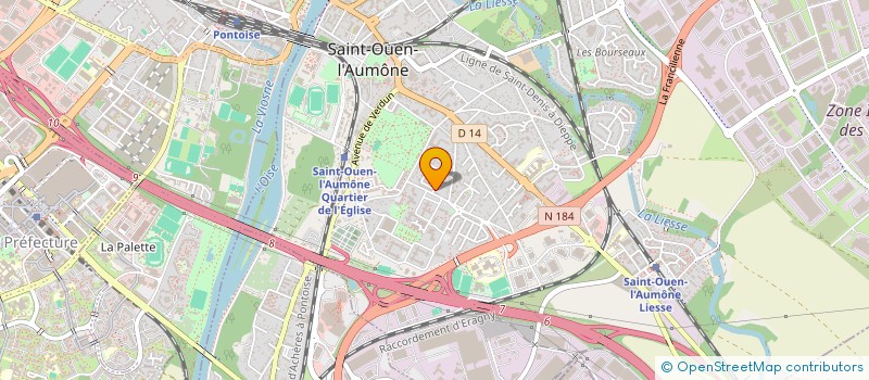 localisation de l'entreprise MADAME SABRINA AMRAOUI à SAINT-OUEN-L'AUMONE