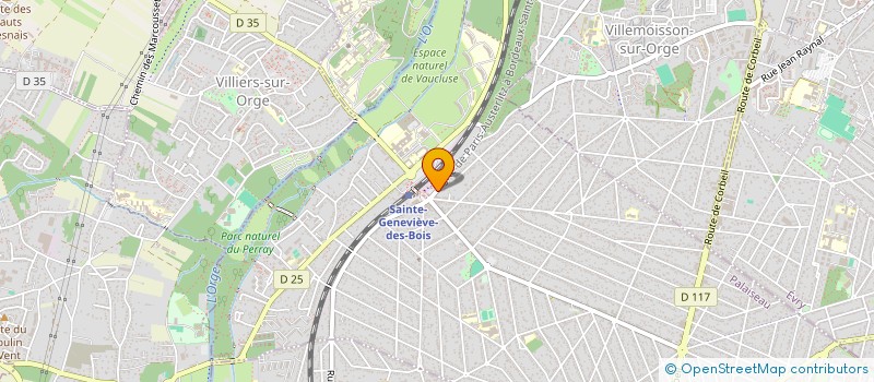 localisation de l'entreprise MADAME SABRINA ANDRE  SAINTE-GENEVIEVE-DES-BOIS