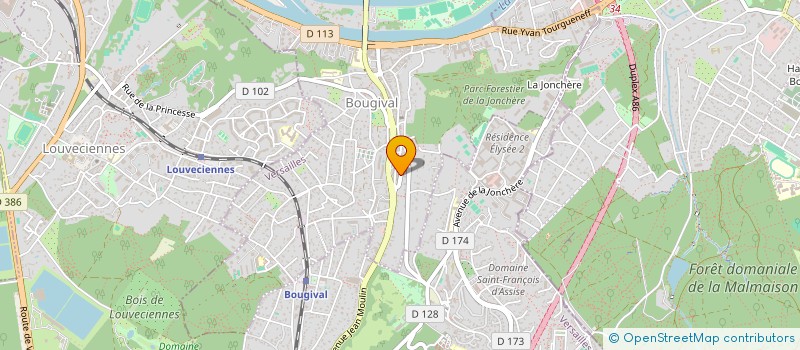 localisation de l'entreprise MADAME SABRINA ANDRIEUX à BOUGIVAL
