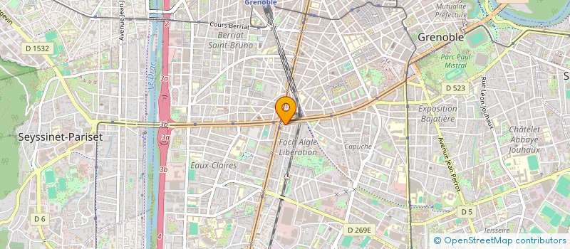 localisation de l'entreprise MADAME SABRINA ARAB à GRENOBLE