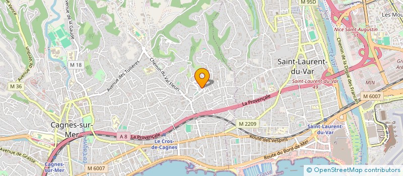 localisation de l'entreprise MADAME SABRINA ARAMINI à CAGNES-SUR-MER