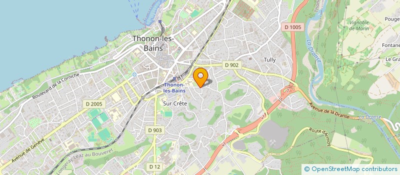 localisation de l'entreprise MADAME SABRINA ARENA à THONON-LES-BAINS