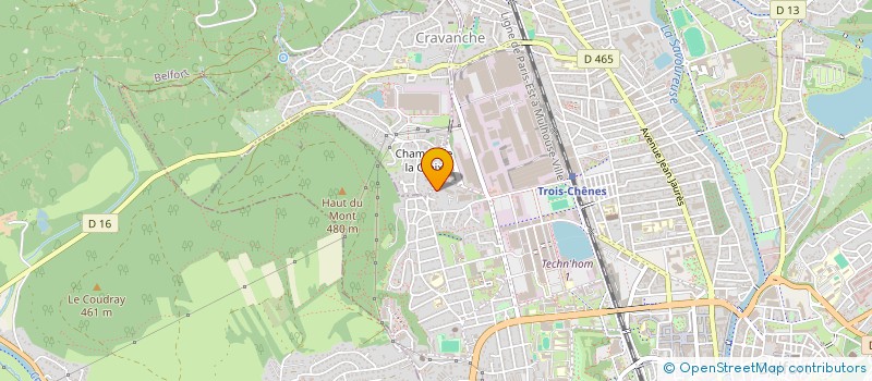 localisation de l'entreprise MADAME SABRINA ARNAUD  BELFORT