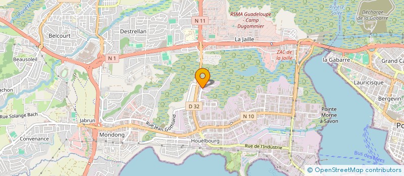 localisation de l'entreprise MADAME SABRINA ASSOR  BAIE-MAHAULT