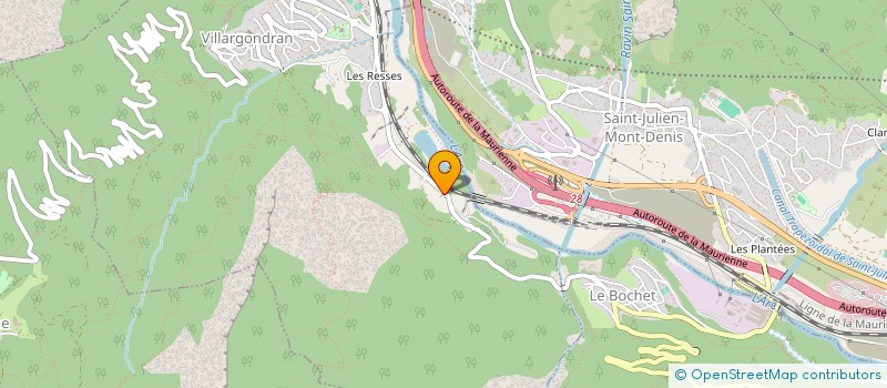 localisation de l'entreprise MADAME SABRINA ASTORINO  VILLARGONDRAN