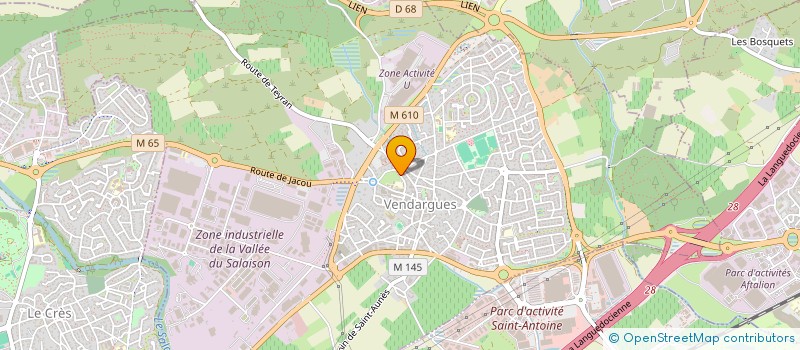 localisation de l'entreprise MADAME SABRINA ATIK à VENDARGUES