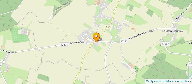 localisation de l'entreprise MADAME SABRINA AUBRY  BARBERY