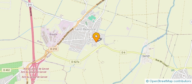 localisation de l'entreprise MADAME SABRINA AUDEBERT à SAINT-BEAUZIRE