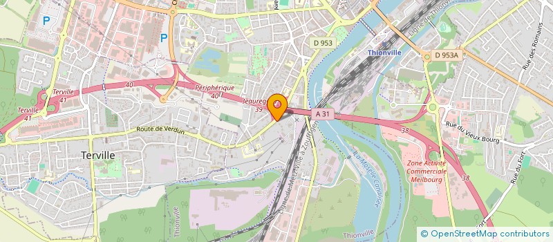 localisation de l'entreprise MADAME SABRINA AUGEN  THIONVILLE