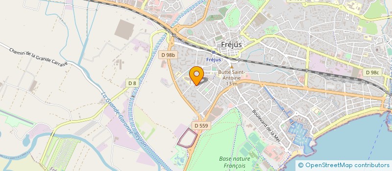 localisation de l'entreprise MADAME SABRINA AULAS à FREJUS